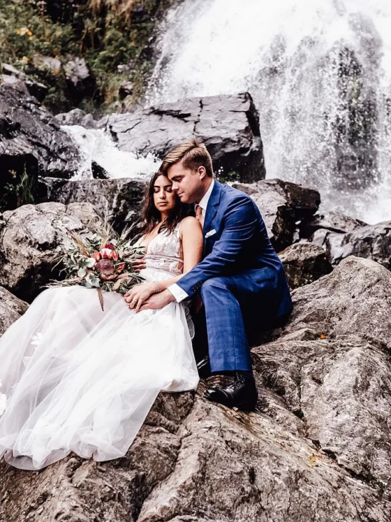 USA elopement im tiefsten Schwarzwald – heiraten in Deutschland ganz intim zu zweit