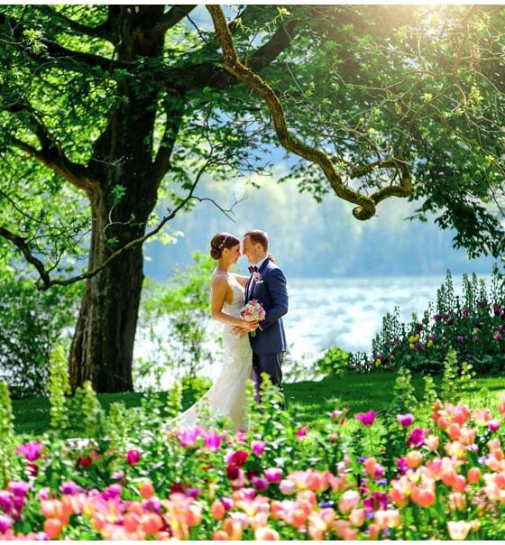 Eine Hochzeit zur Tulpenblüte auf der Insel Mainau
