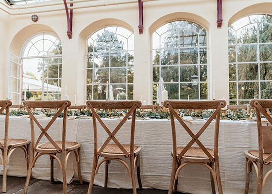 Eine kleine und feine Hochzeit feiert unser Brautpaar in der Orangerie in Lahr